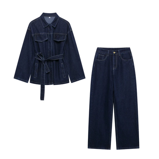 Denim Jacket and Jeans Set