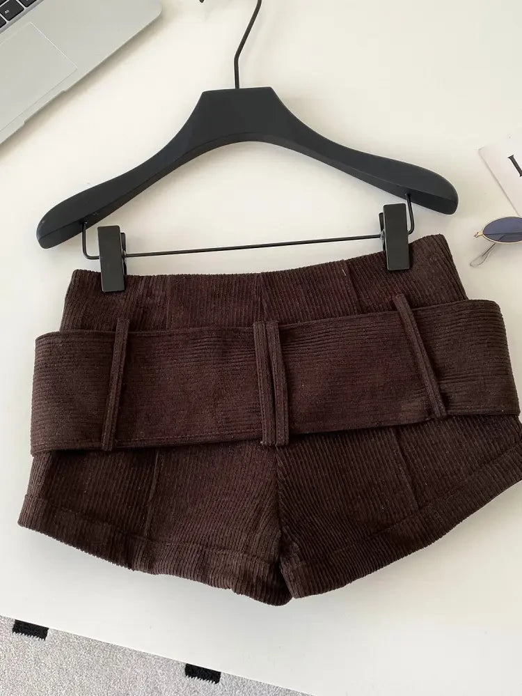 Retro Corduroy Shorts