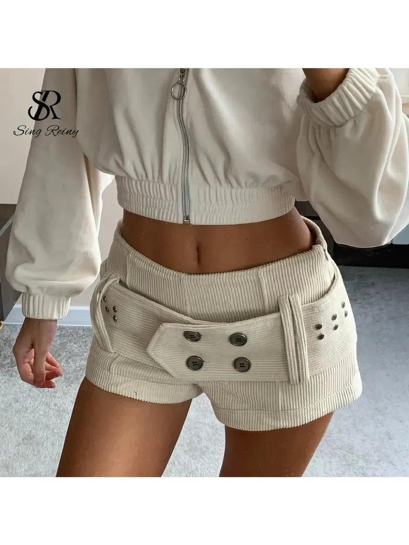 Retro Corduroy Shorts