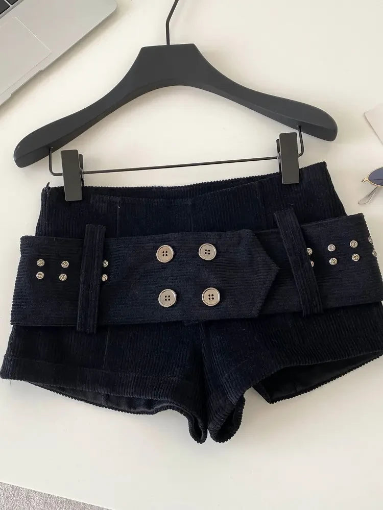 Retro Corduroy Shorts